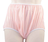 Gary Pull-On Plastic Pants - Pastel Pink