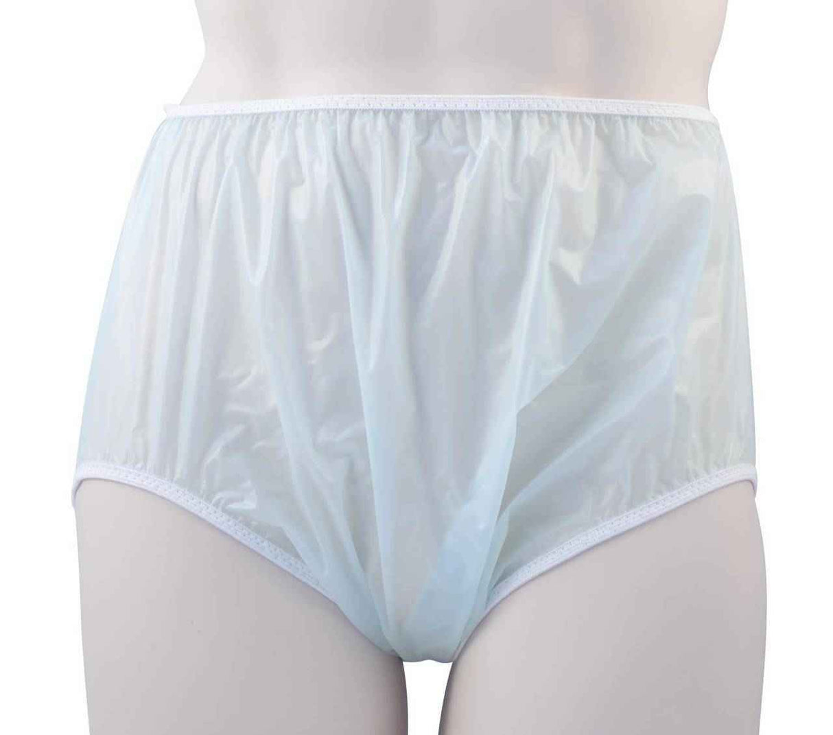 Gary Pull-On Plastic Pants - Pastel Blue