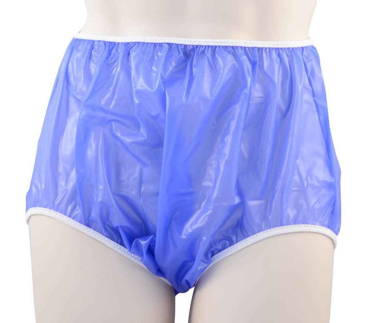 Gary Pull-On Plastic Pants - Sapphire