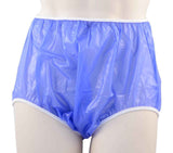 Gary Pull-On Plastic Pants - Sapphire