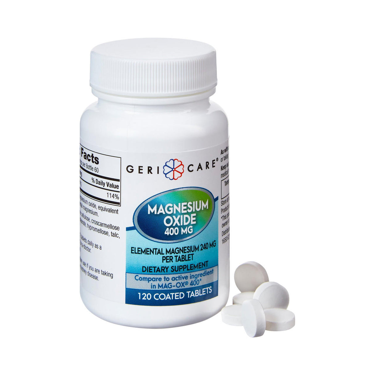 Geri-Care Magnesium Oxide Supplement, 400 mg