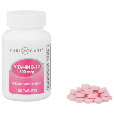 Geri-Care Vitamin B12 Supplement, 500 mcg