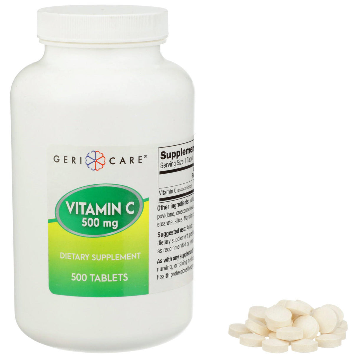 Geri-Care Vitamin C Supplement, 500 mg