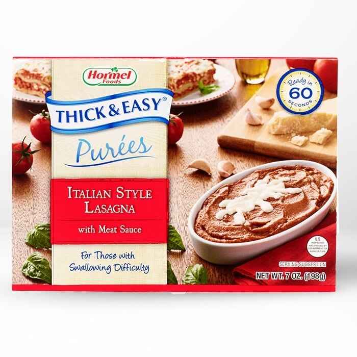 Hormel Thick & Easy Purees, Italian Style Lasagna, Case/7