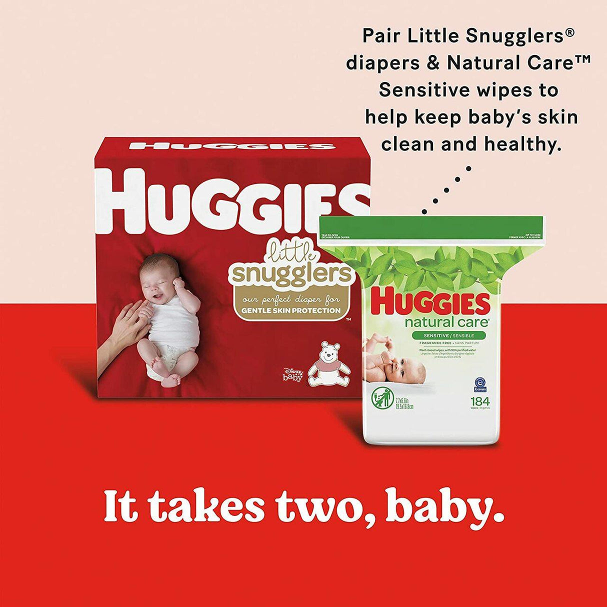 Huggies Natural Care Fragrance-Free Alcohol-Free Baby Wipes