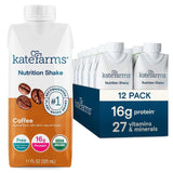 Kate Farms Nutrition Shake, Coffee, Case/12