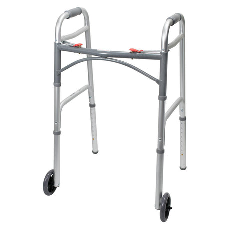 McKesson Adult Folding Walker w/ Wheels