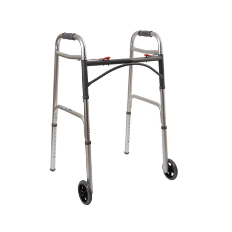 McKesson Adult Folding Walker w/ Wheels