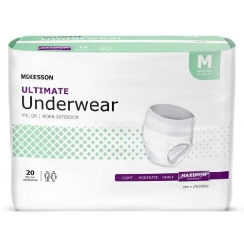 McKesson Adult Pull Up Underwear, Ultimate