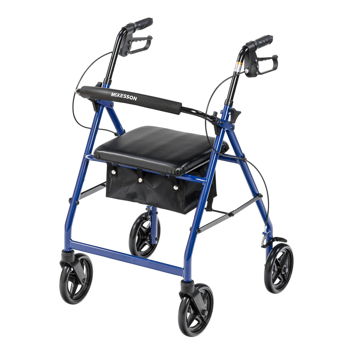 McKesson Aluminum Rollator, Blue