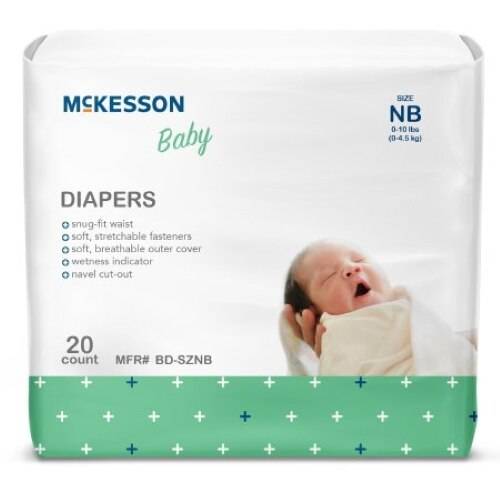 McKesson Baby Diapers, Newborn