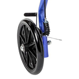 McKesson Bariatric 4 Wheel Rollator, Blue