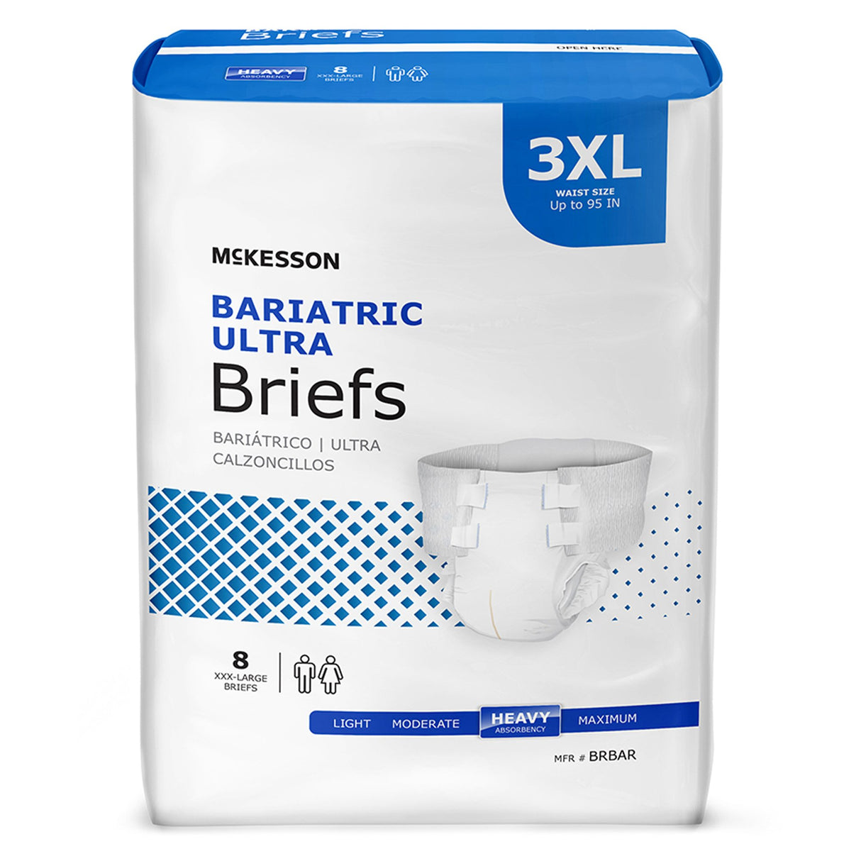 McKesson Bariatric Ultra Briefs, 3XL