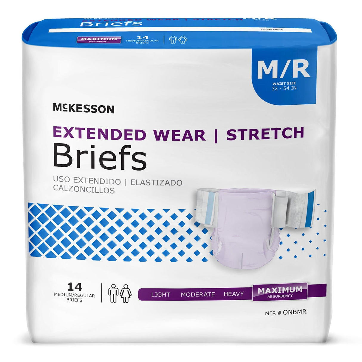 McKesson Extended Wear Stretch Adult Diapers