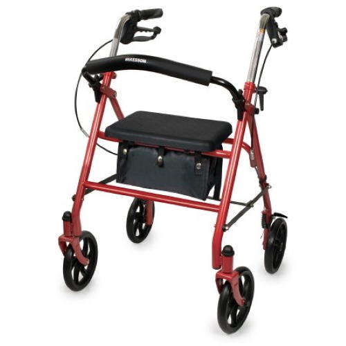 McKesson Four Wheel Rollator Walker