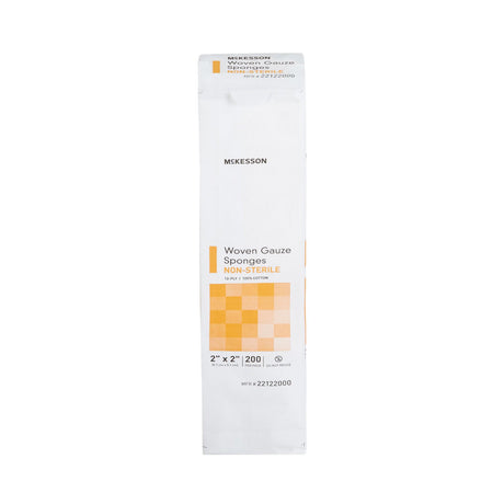 McKesson Gauze Sponge, 12-Ply, 2x2 Inch Square, Non-Sterile