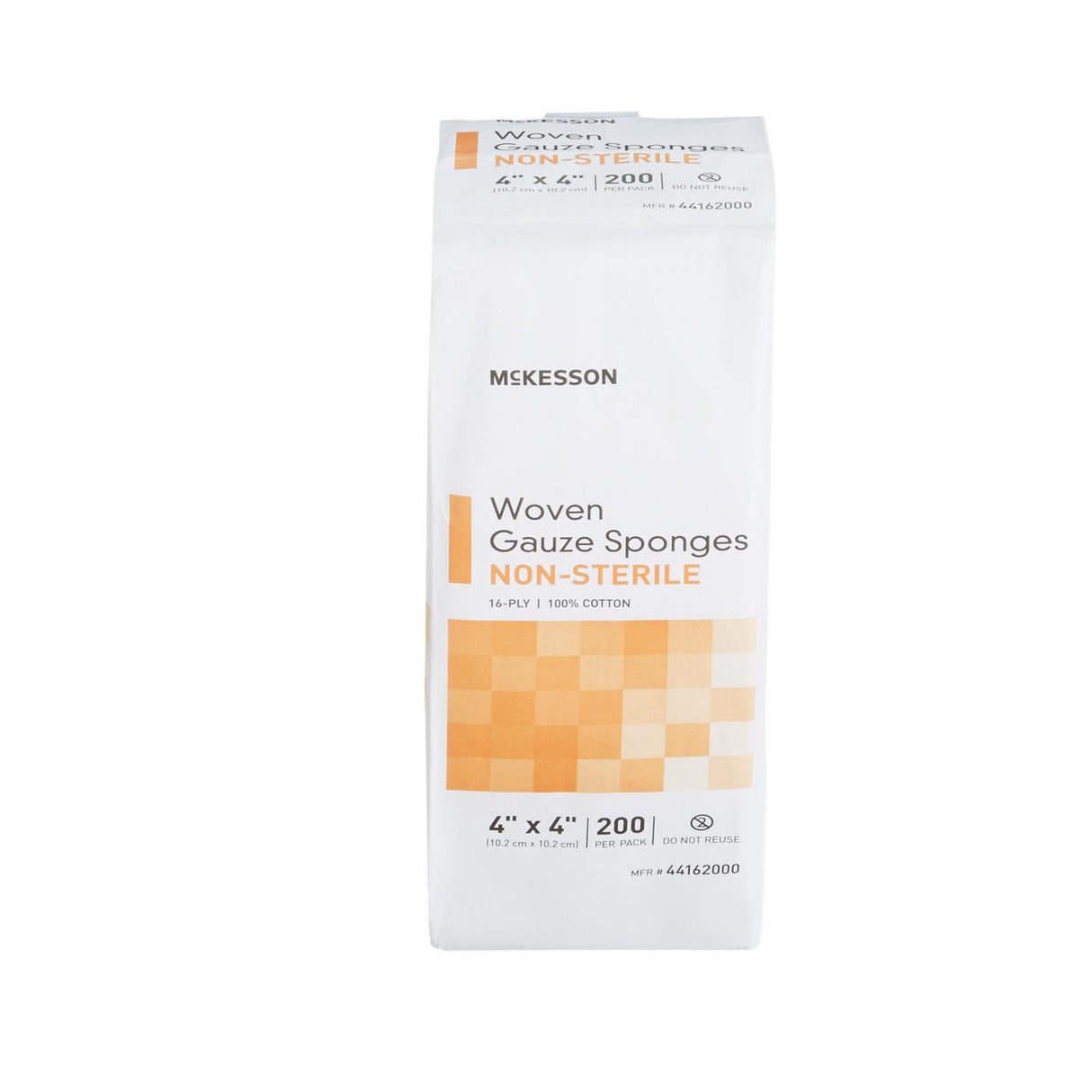 McKesson Gauze Sponge, 16-Ply, 4x4 Inch Square, Non-Sterile