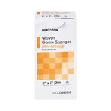 McKesson Gauze Sponge, 8-Ply, 3x3 Inch Square, Non-Sterile