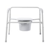 McKesson Heavy-Duty Folding Bariatric Commode with 12 QT Bucket