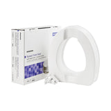 McKesson Heavy Duty Raised Toilet Seat, 400 lb Weight Capacity