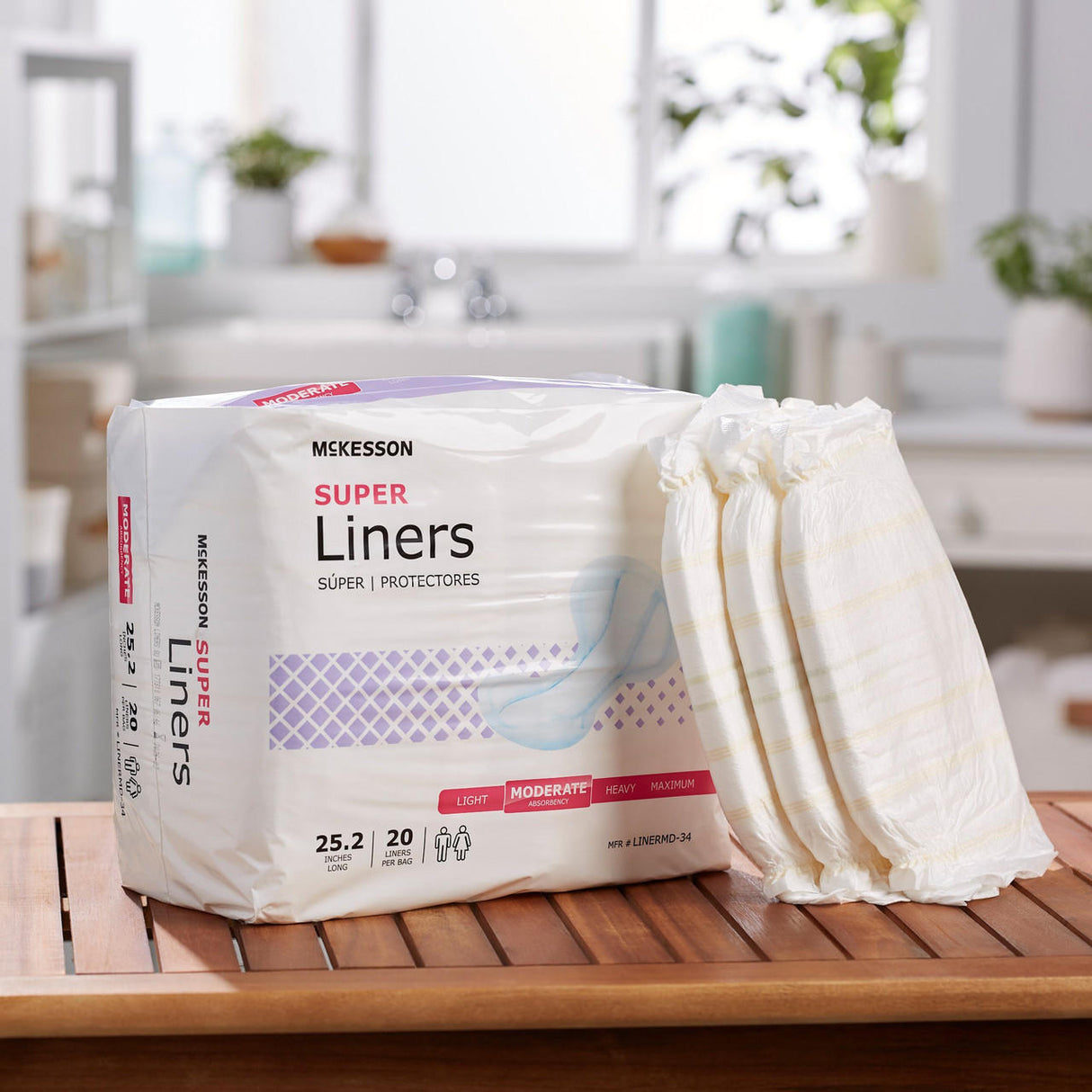 McKesson Incontinence Liners, Regular