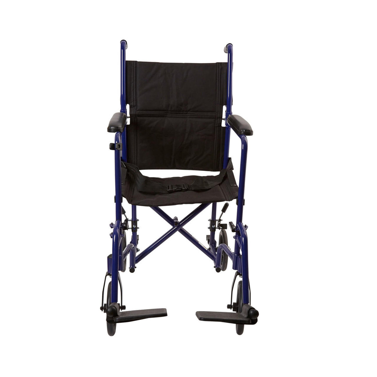 McKesson Lightweight Blue Aluminum Transport Chair