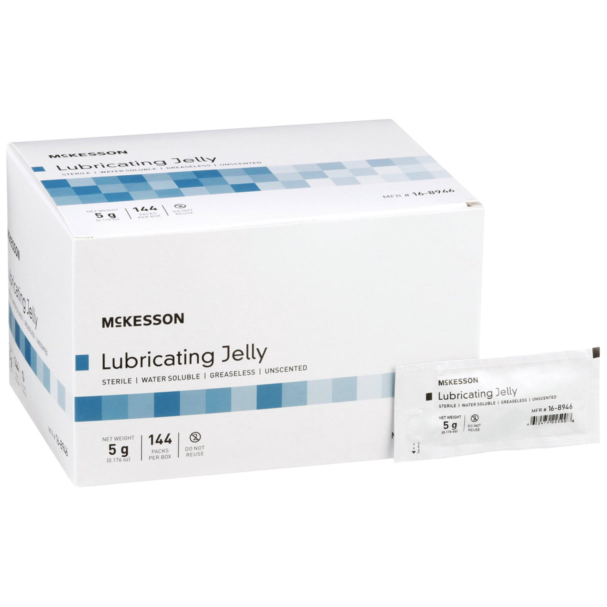 McKesson Lubricating Jelly, 5 Gram Individual Packets