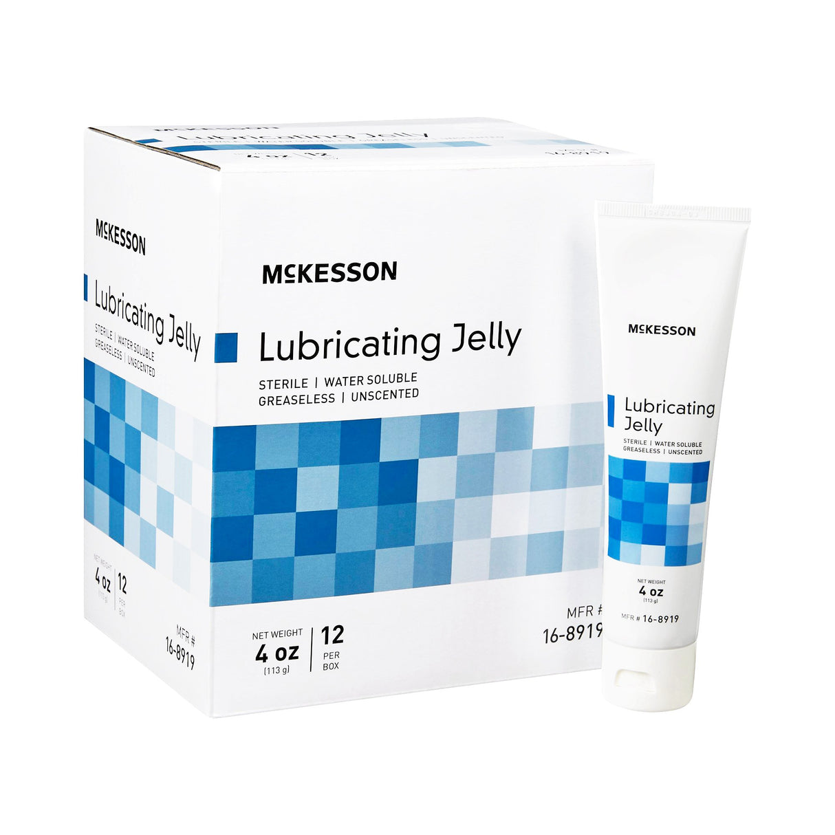 McKesson Lubricating Jelly, 4 Oz Flip Top Tube