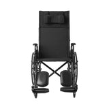 McKesson Reclining 20" Wheelchair with Detachable Desk Arms