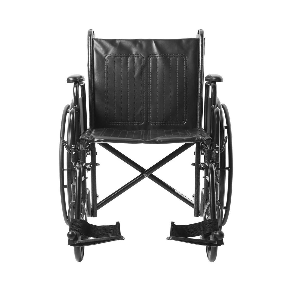 McKesson Standard 20" Wheelchair with Swing away Footrests and Detachable Desk Arms