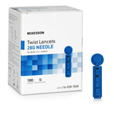 McKesson Twist Top Lancet Needle, 1.8 mm Depth, 28 Gauge