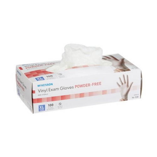 McKesson Vinyl Exam Gloves, Clear