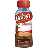 Nestle Boost Original Nutritional Drink, Rich Chocolate, 8 oz Bottle, Case of 24