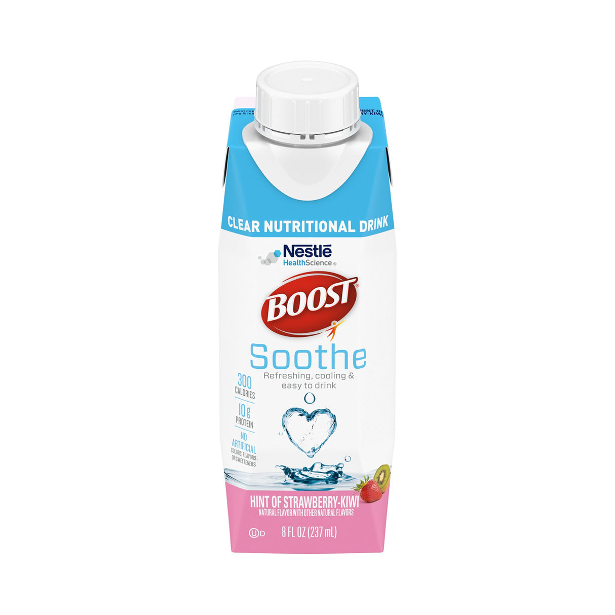 Nestle Boost Soothe Clear Nutritional Drink, Strawberry Kiwi, CS/24