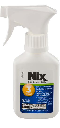 NIX Lice and Bed Bug Control Spray, 5 oz Bottle