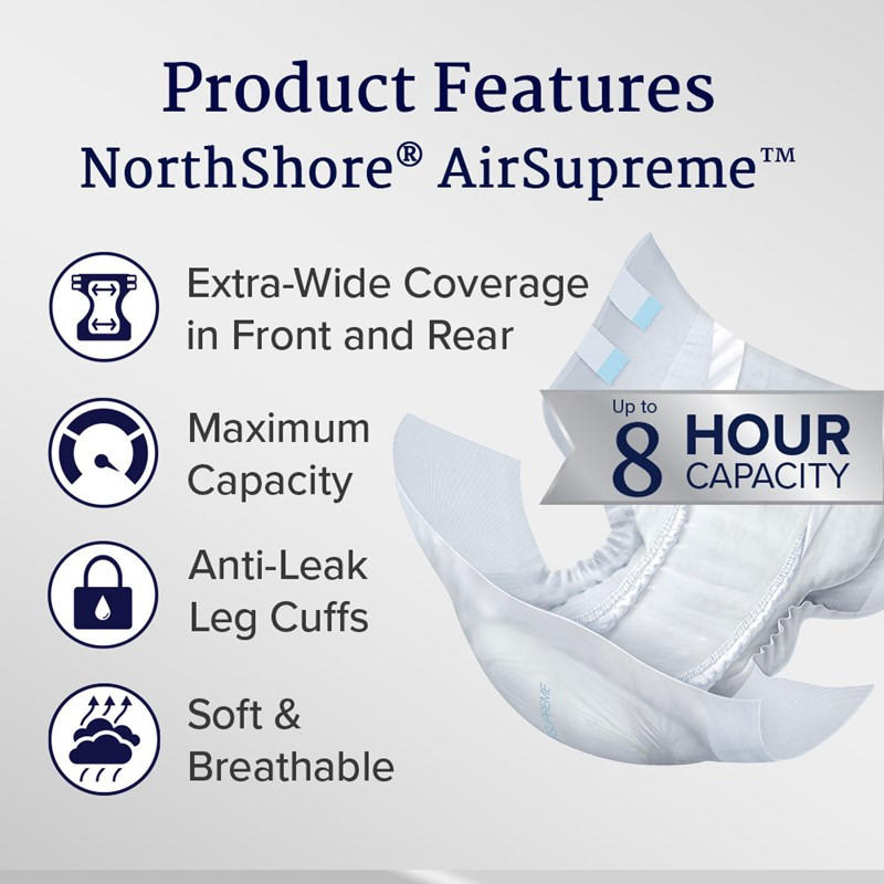 NorthShore AirSupreme Adult Diapers