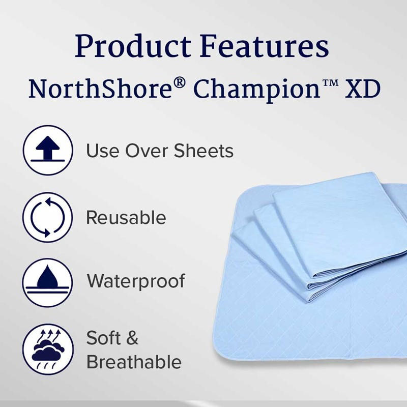 NorthShore Champion XD Washable Underpads