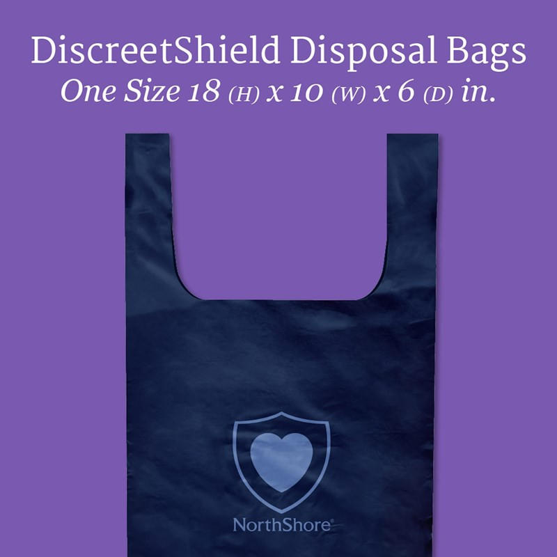 NorthShore DiscreetShield Scented Adult Diaper Disposal Bags