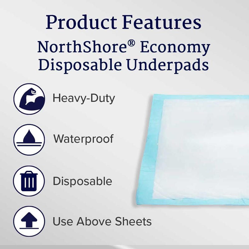 NorthShore Economy Disposable Underpads