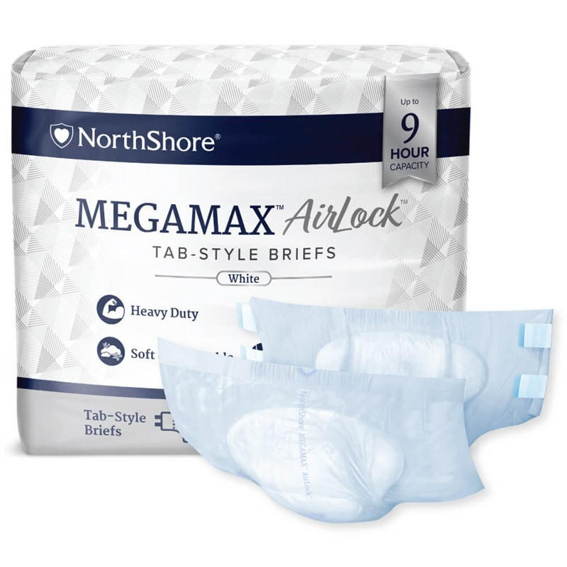 NorthShore MEGAMAX AirLock Adult Diapers