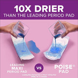 Poise Incontinence Pads, 3 Drops Light Absorbency