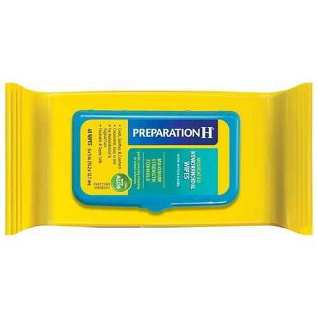 Preparation H Hemorrhoid Medicated Wipes, 48 ct