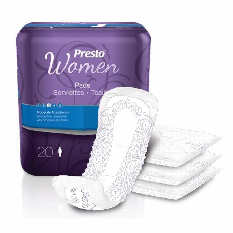 Presto Pads for Women, Moderate