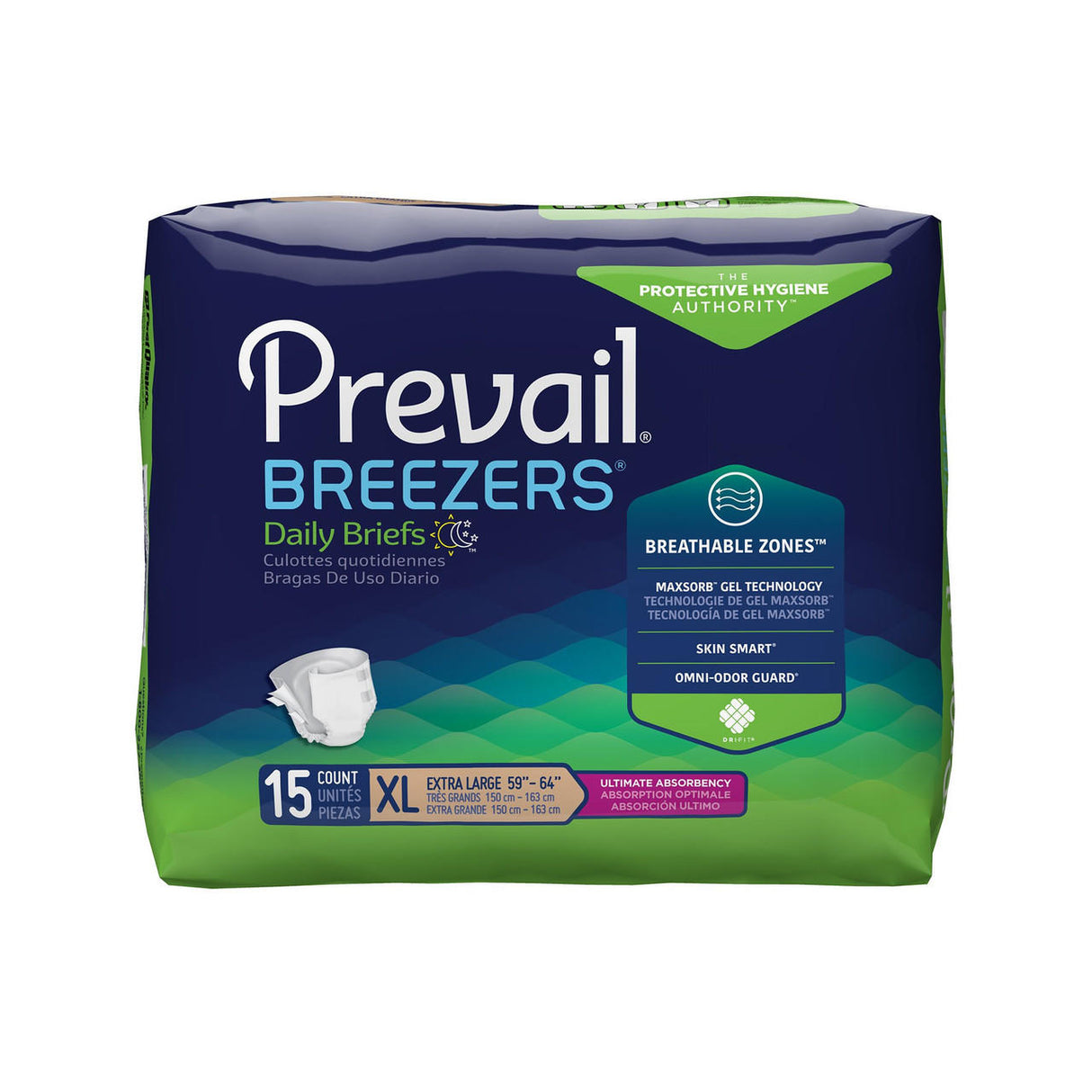 Prevail Breezers Adult Diapers Briefs