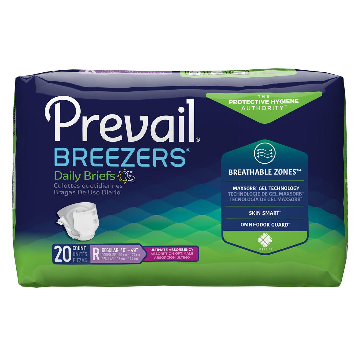 Prevail Breezers Adult Diapers Briefs