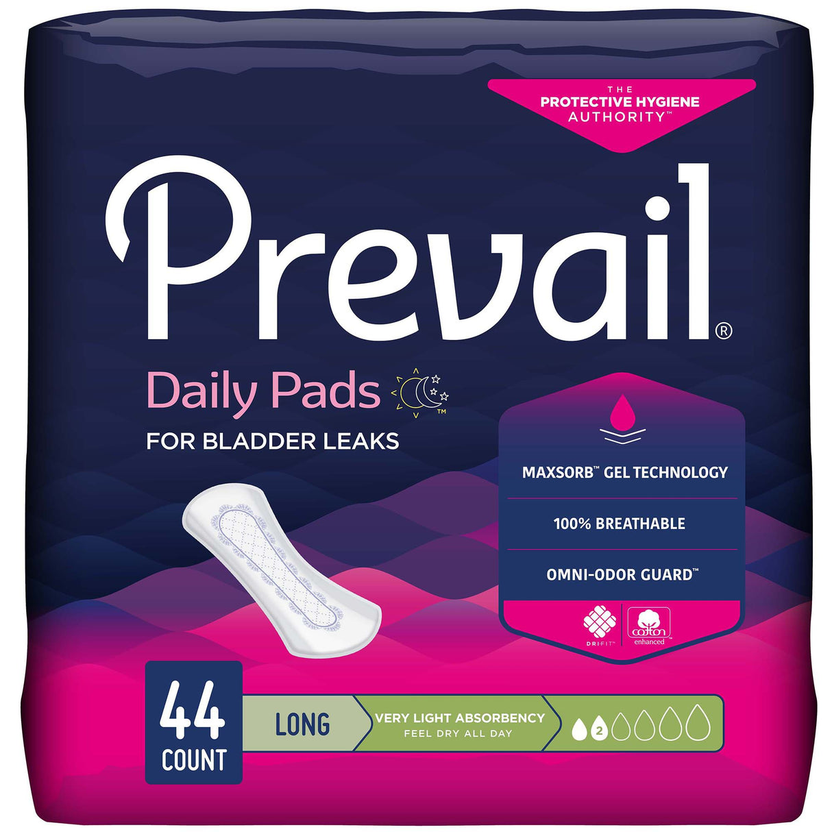 Prevail Daily Pads, Very Light