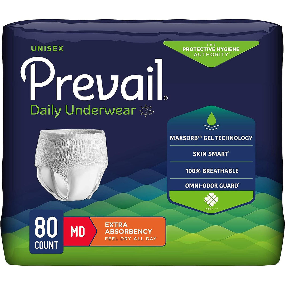 Prevail Daily Underwear, Extra Absorbency