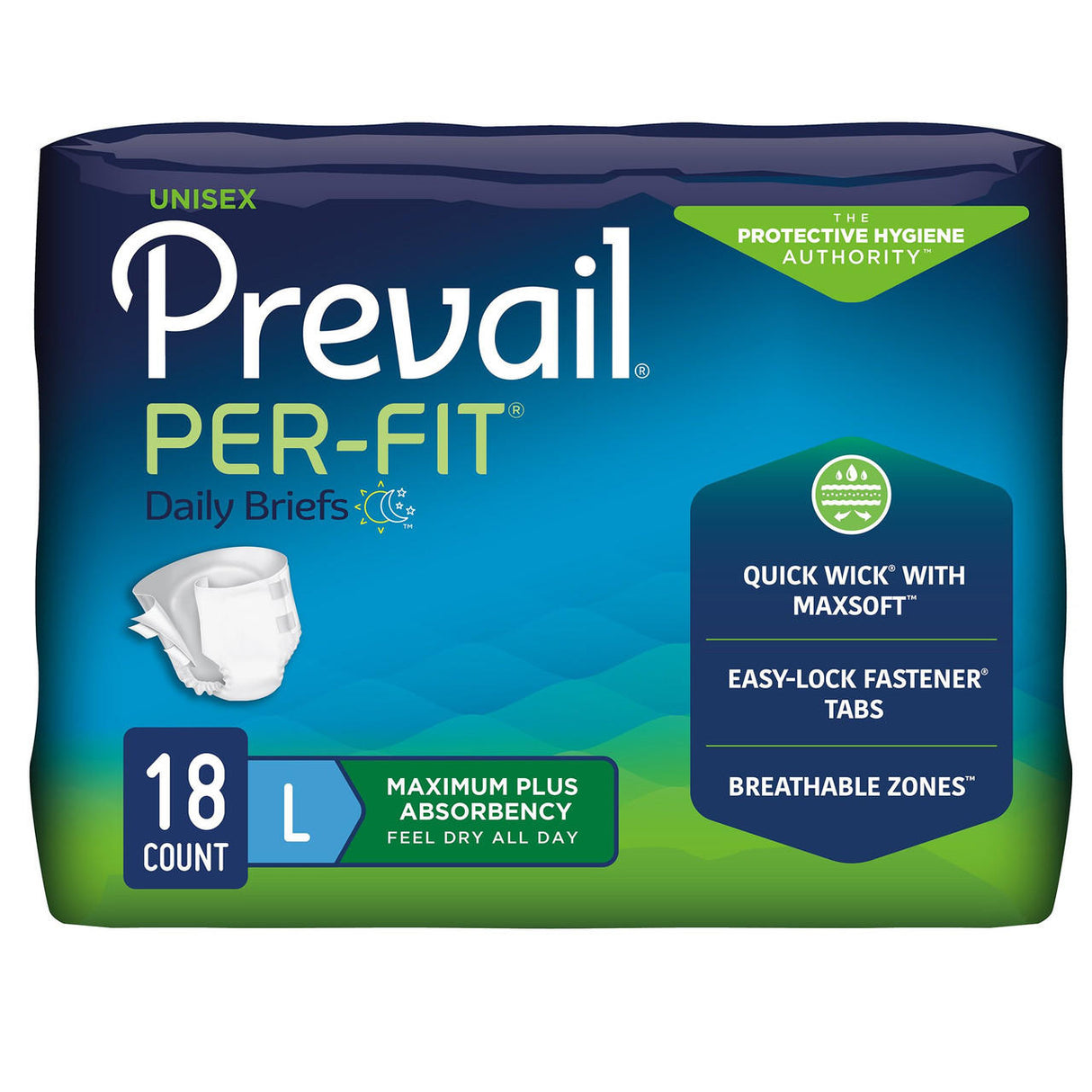 Prevail Per-Fit Adult Brief