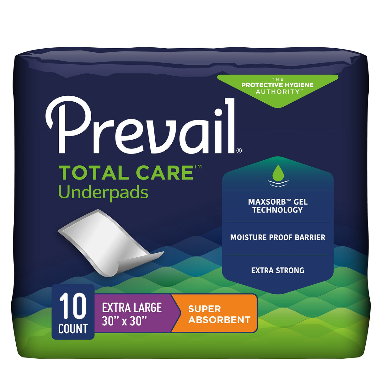 Prevail Total Care Disposable Underpads