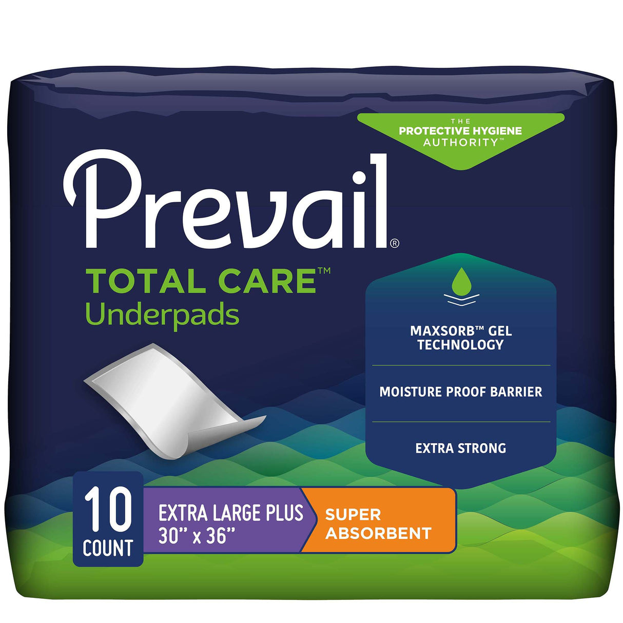 Prevail Total Care Disposable Underpads